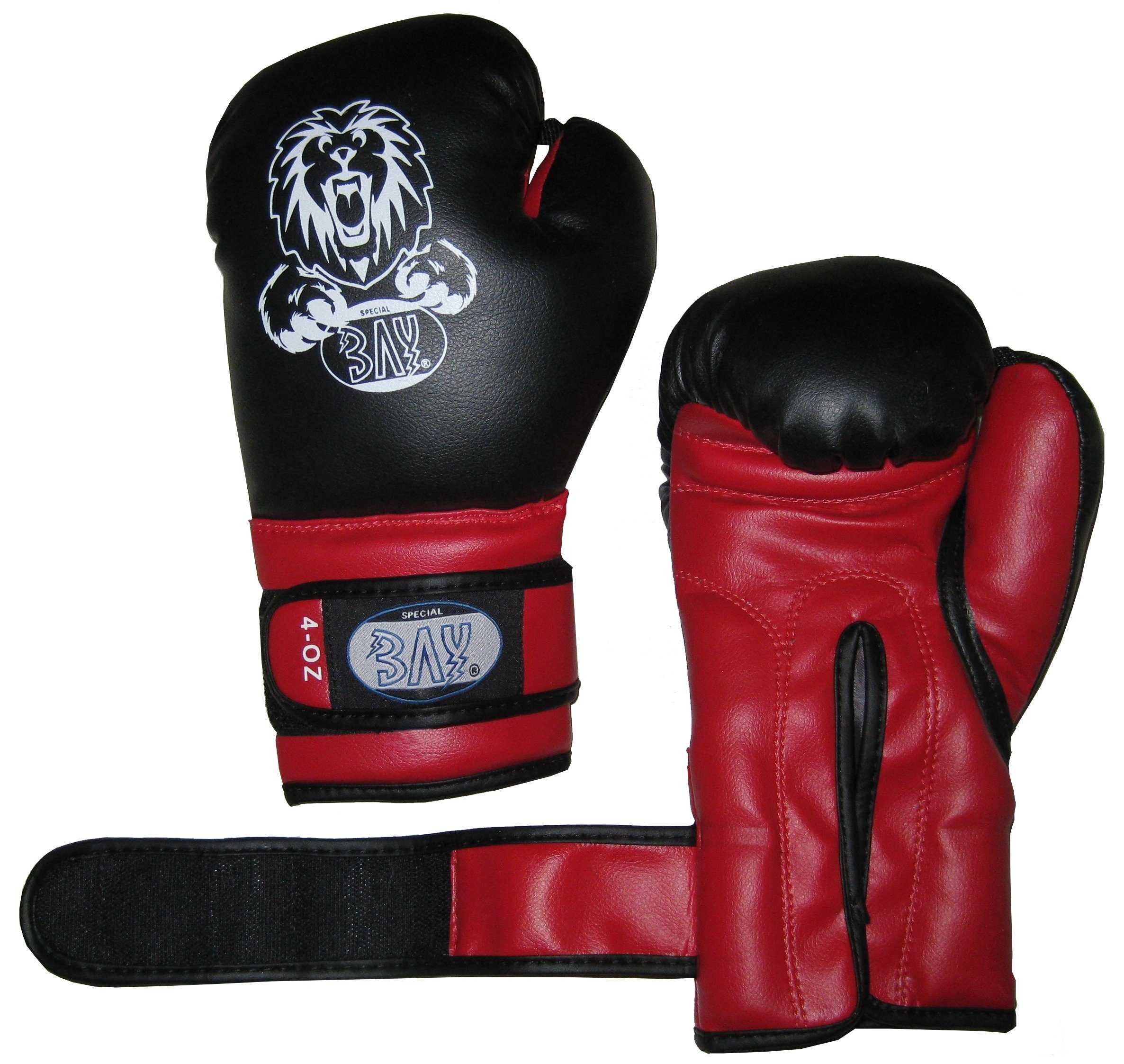 BAY-Sports Boxhandschuhe Discount Leon Kinderboxhandschuhe Kinder Boxen Kickboxen – Bild 2 von 3