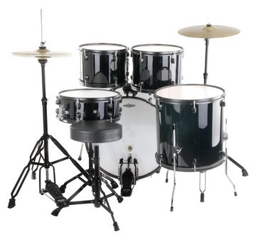 XDrum Schlagzeug Rookie 22" Standard,Komplettes Drumset, inkl. Hocker & Drumsticks, Kesselgrößen: 22" BD, 12", 13", 16" TT, 14 SN