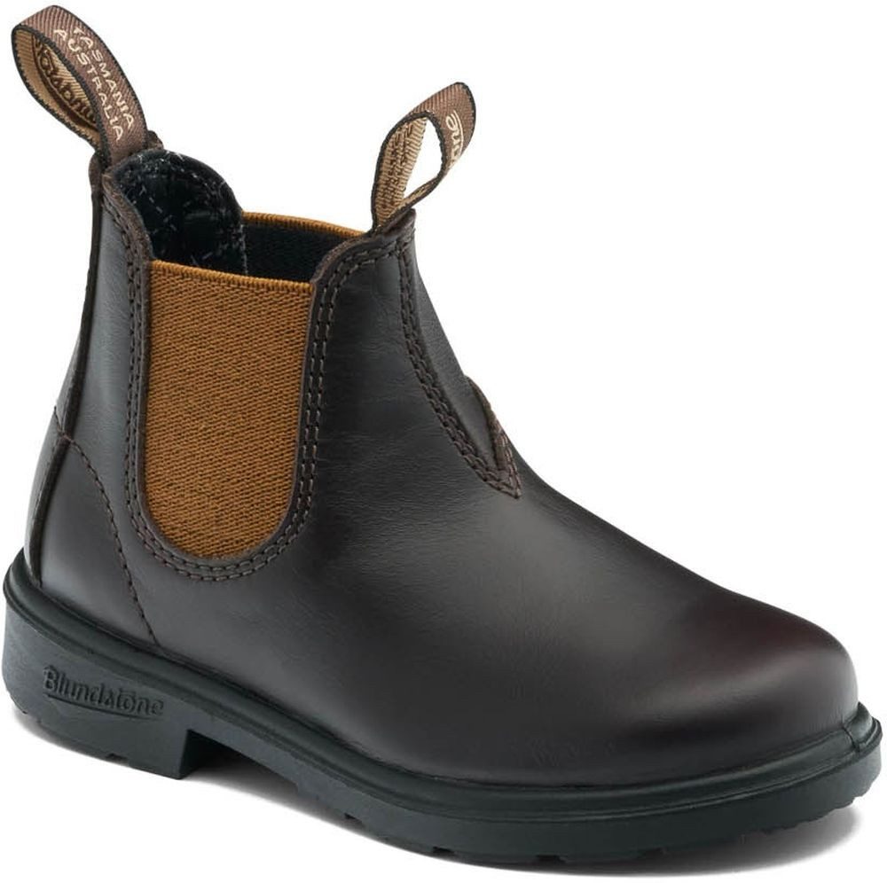 Blundstone 2591 Brown Leather with Toffee Elastic (Kids) Stiefel
