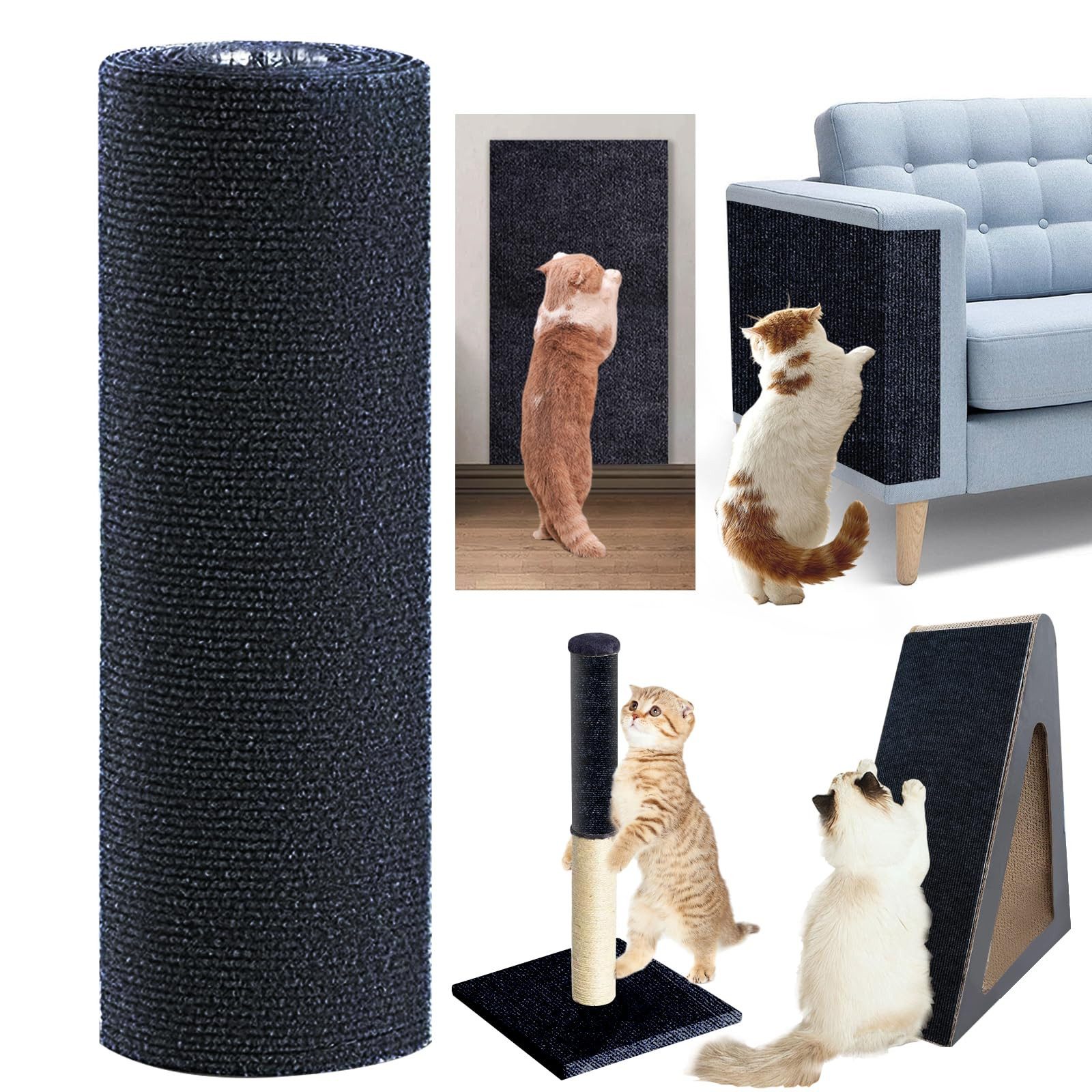 Kratzmatte Katze Wand Kratzschutz Sofa Schutz Selbstklebende Kratzteppich