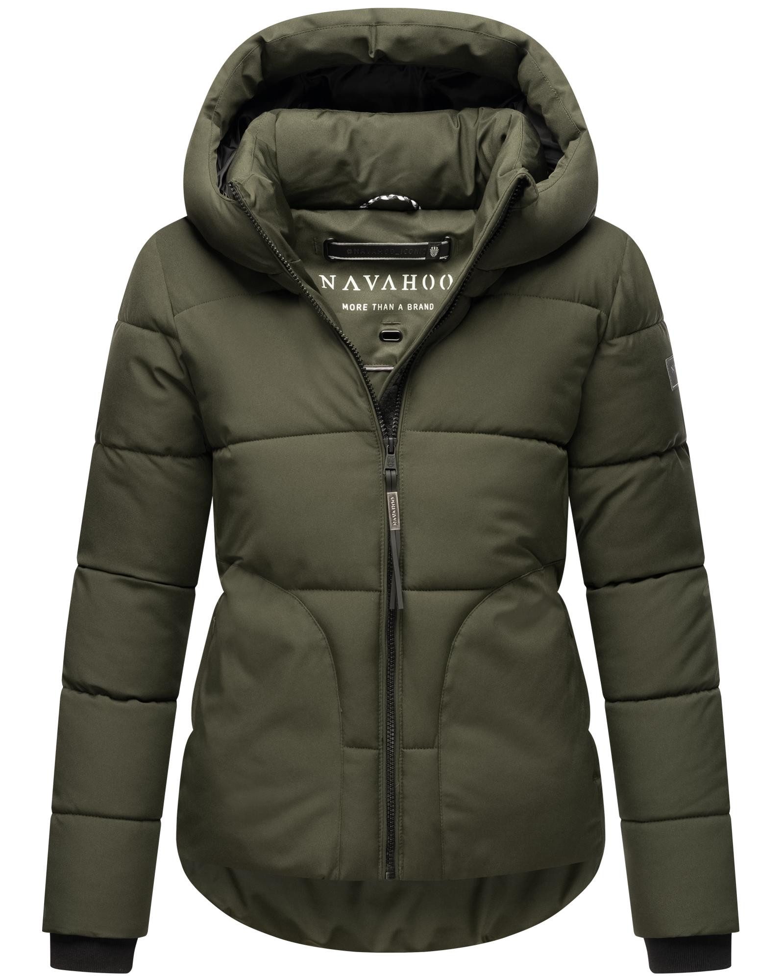 Navahoo Steppjacke "Lachperle XIV", mit Kapuze, Kurze gesteppte Damen Winte günstig online kaufen