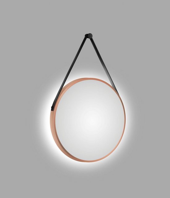 Talos Dekospiegel, rund, mit indirekter LED Beleuchtung, matt Ø 50 cm-Otto