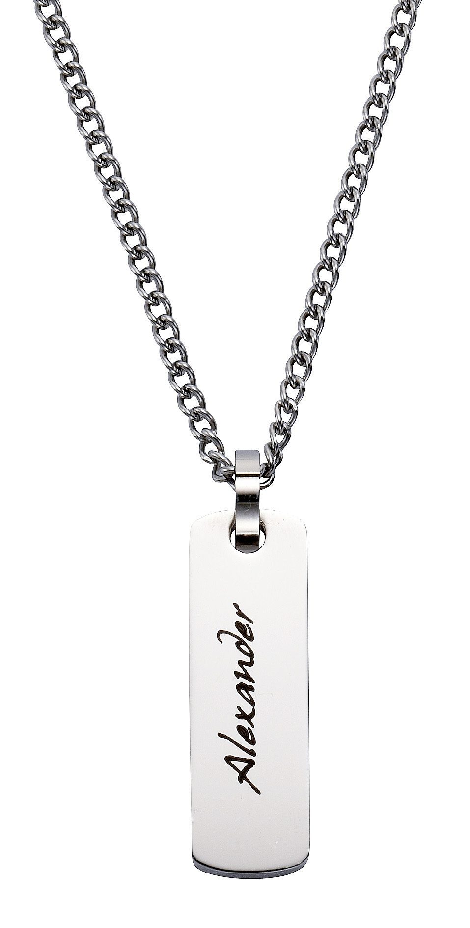 Firetti Namenskette Schmuck Geschenk Halskette mit deinem Namen, zu Hoodie, Kleid, Shirt, Jeans, Sneaker! Anlass Geburtstag Weihnachten