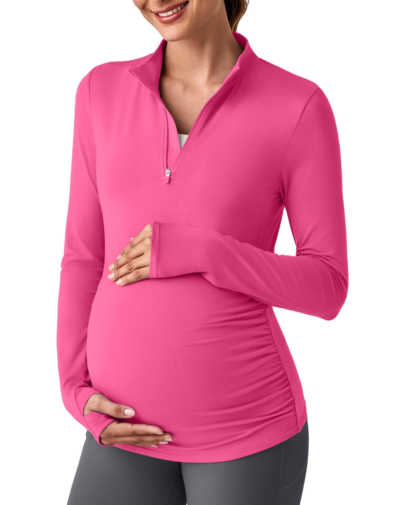 G4Free Umstandsshirt G4Free Damen Langarm Workout Oberteile für Schwangere günstig online kaufen