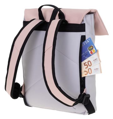 ELEPHANT Cityrucksack Takskal 12820 Damenrucksack wasserabweisend aus Plane, Rucksack Damen Handtasche iPad Tasche Geheimfach + Schlüsselbörse