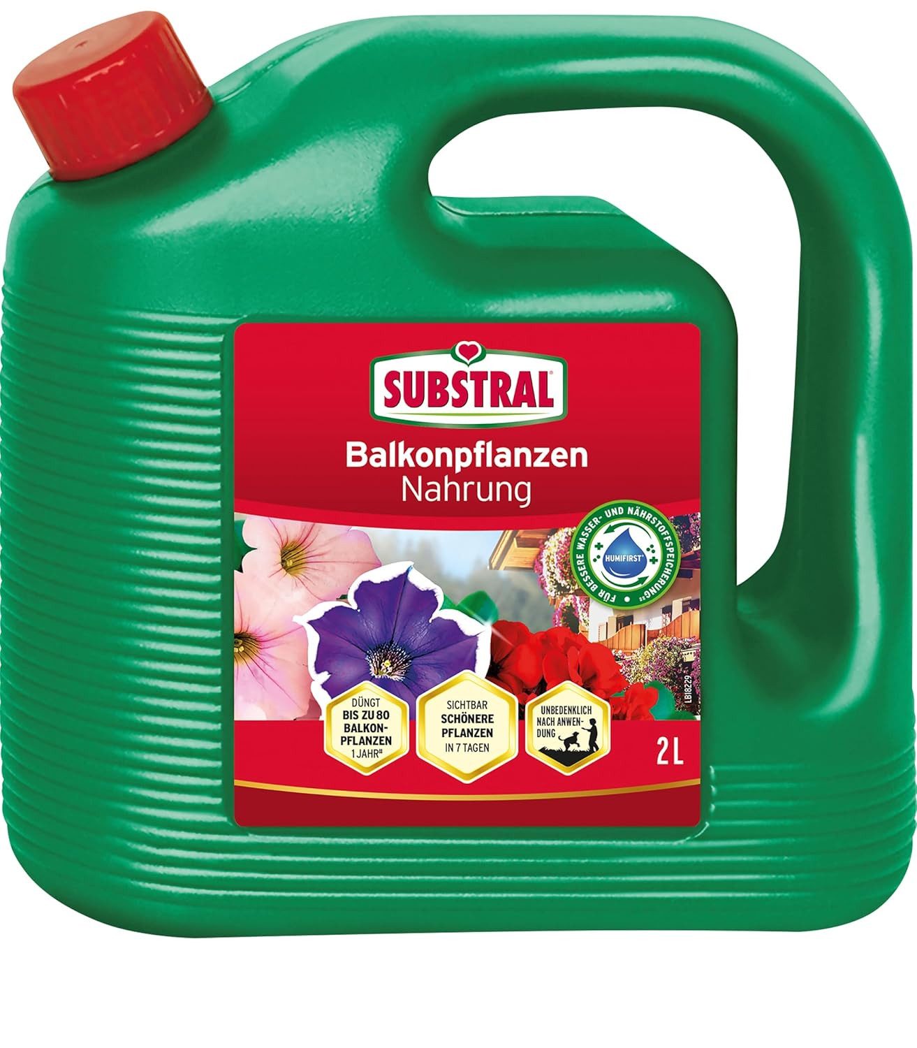 Substral Pflanzenstärkungsmittel Substral Balkonpflanzen Nahrung Premium Flüssigdünger, 2 L