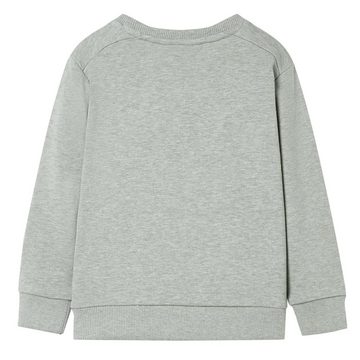 vidaXL Sweatshirt Kinder-Sweatshirt Hellkhaki Melange 128