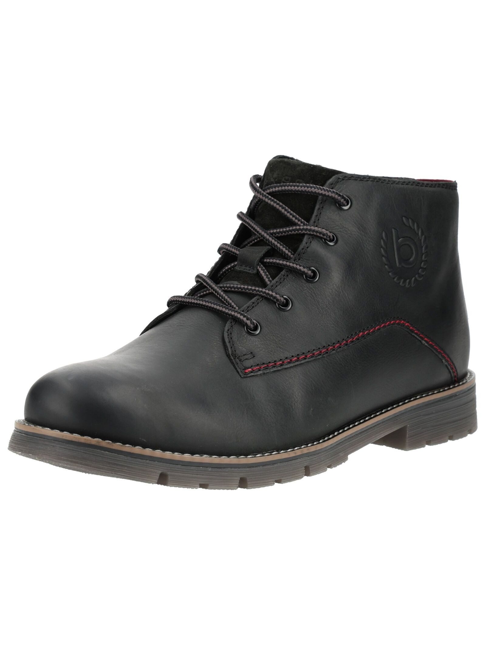 bugatti bugatti Stiefelette Leder Schnürstiefelette