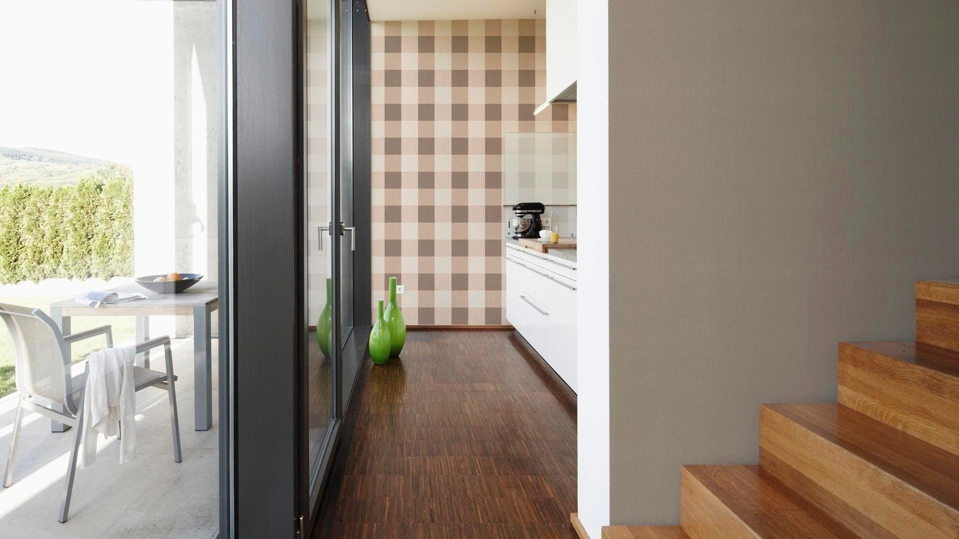 living walls Vliestapete Hygge, einfarbig, uni, Struktur Tapete Einfarbig