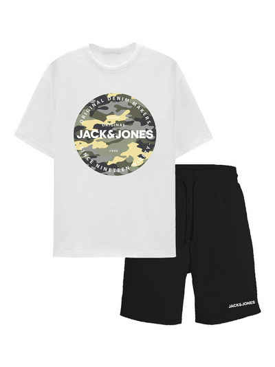 Jack & Jones Junior Shirt & Shorts JJPETE CAMO SET PACK JNR (Set, 2-tlg., 2)