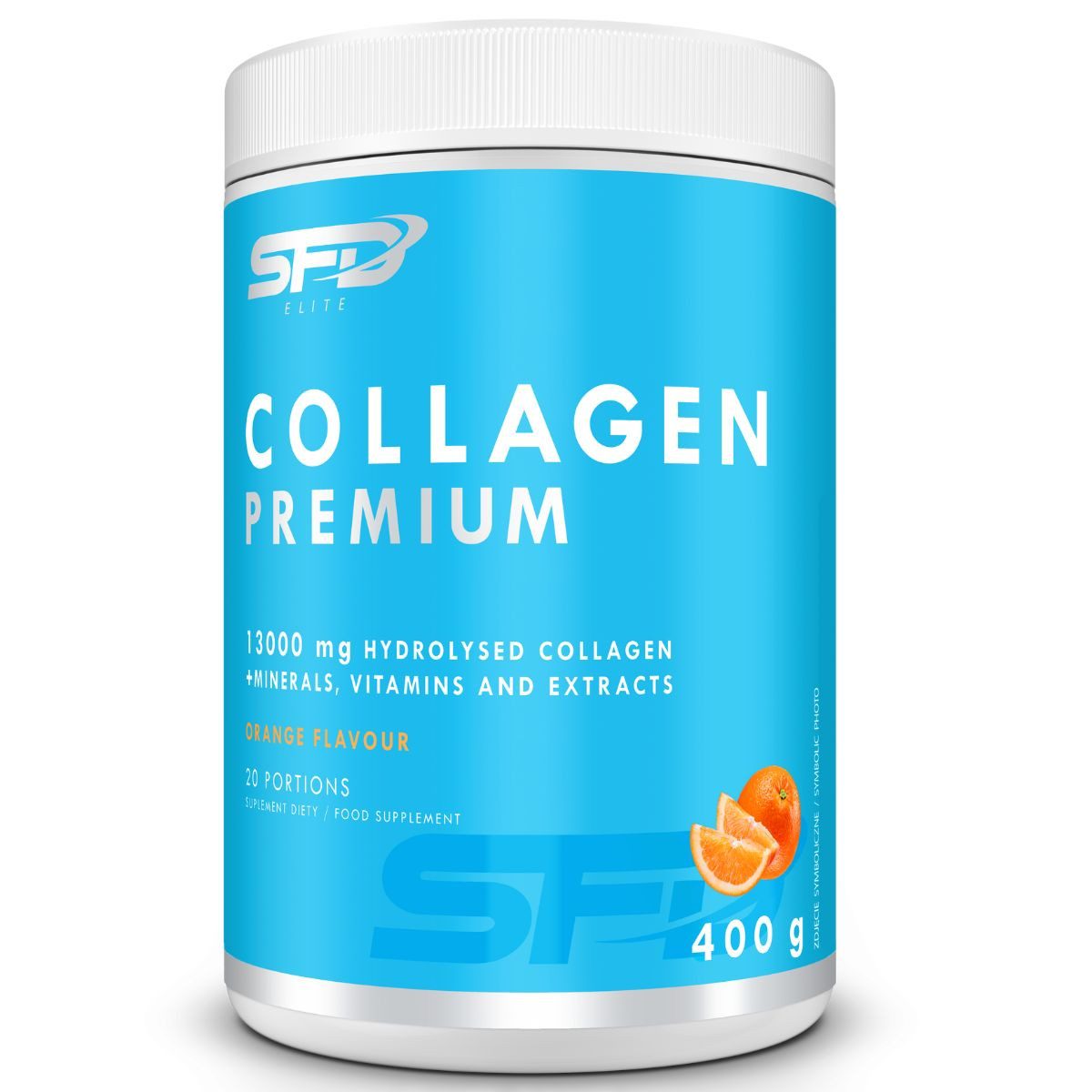 SFD Nutrition SFD Kollagen Pulver 100% reines Collagen Protein + Hyaluronsäure 400g Pulver, Kollagen, ergänzt durch MSM, Hyaluronsäure, Glucosaminsulfat
