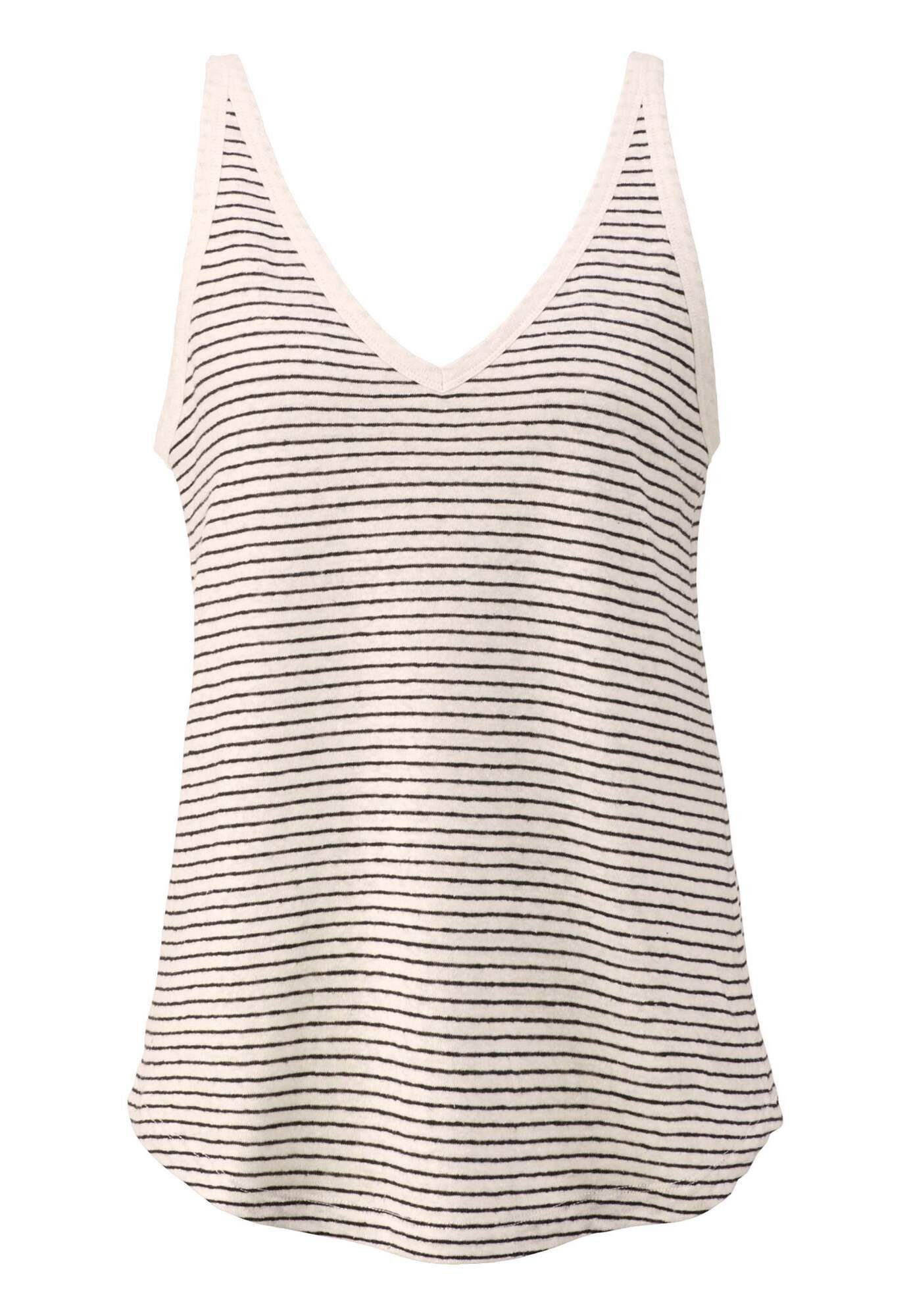 Hessnatur Shirttop aus Leinen und reiner Bio-Baumwolle (1-tlg)