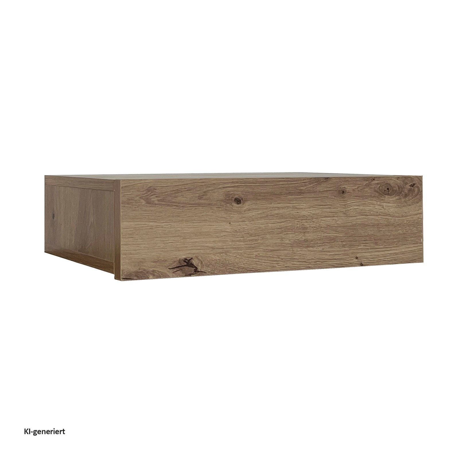 HTI-Living Wandregal mit Schublade 40 cm Artisaneiche, 1 Stück 1-tlg.