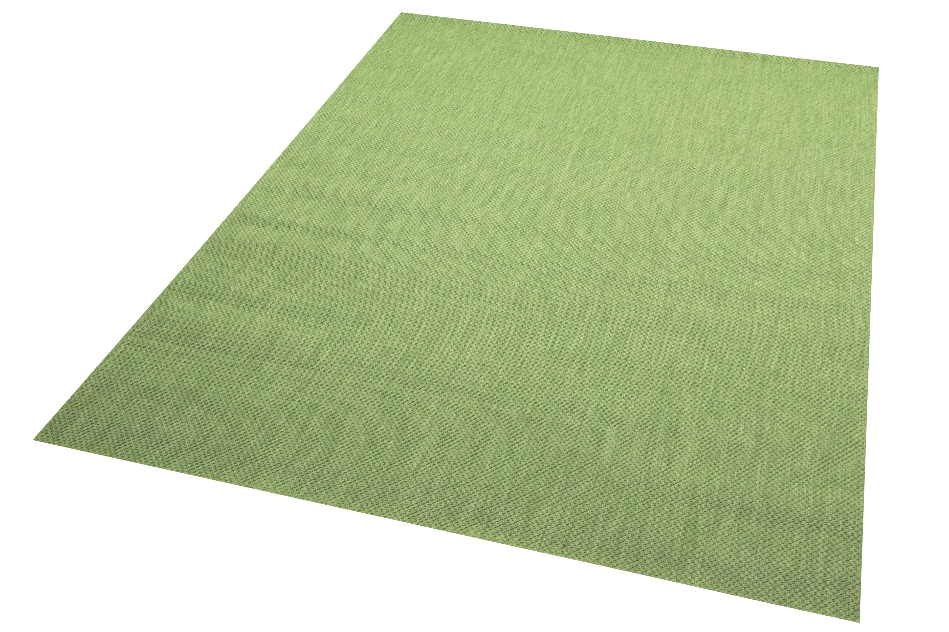 Flur Unifarben rechteckig, Sisal Terrasse & Indoor Balkon Carpetia, Outdoor 8 mm Teppich Teppich Küche Läufer Optik grün, in Höhe: