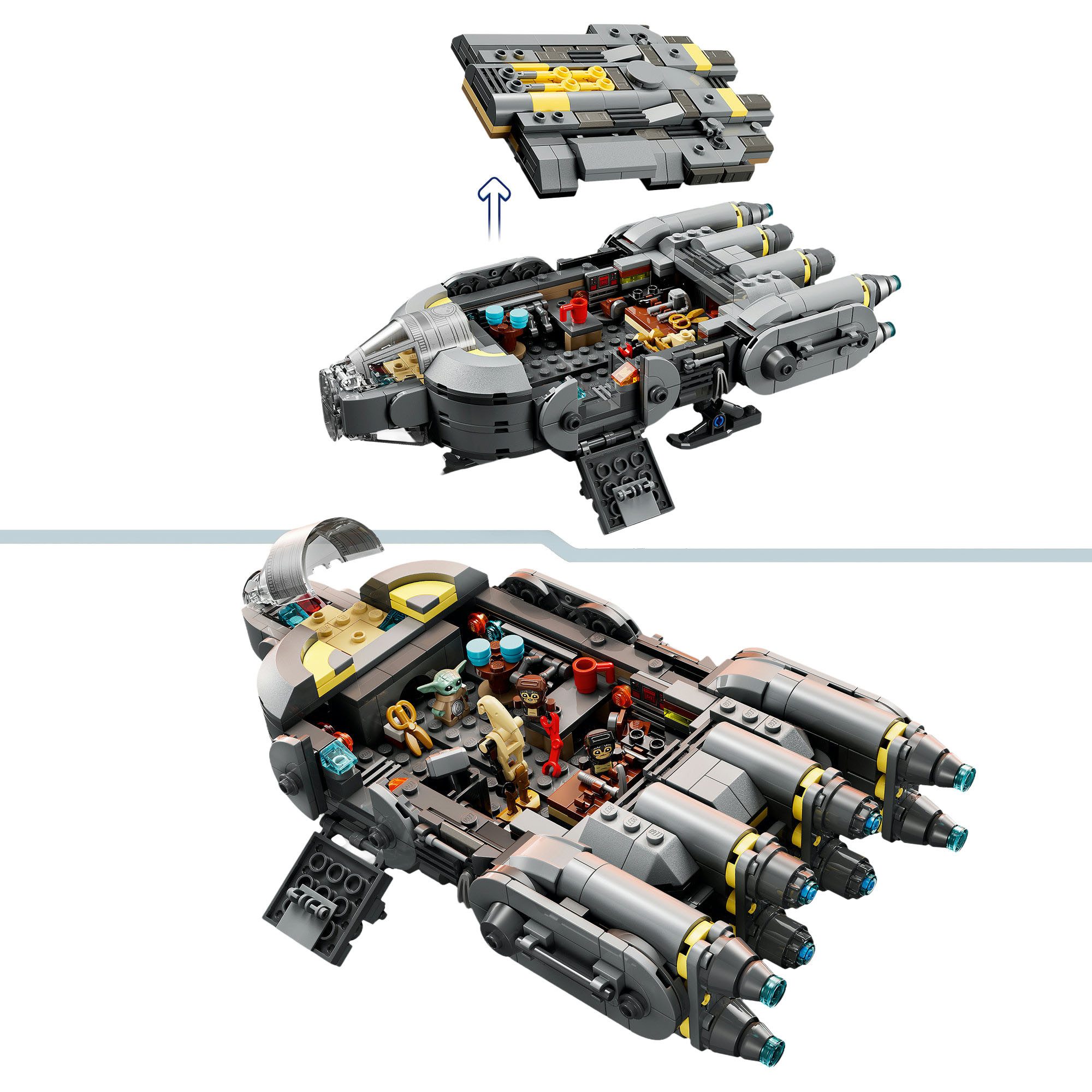 LEGO® Sternenschiff der Anzellaner (75445), LEGO Star Wars™ Konstruktionsspielsteine, (701 St) – Bild 4 von 5