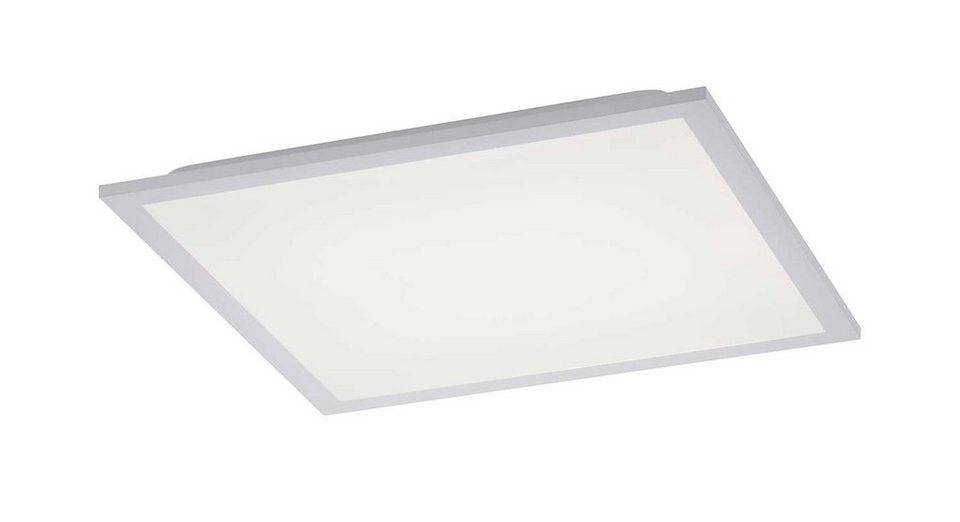 Leuchten Direkt LED Deckenleuchte FLAT, Memory, nach Trennung vom Netz, LED  fest integriert, Warmweiß, Serienschalter, mit Backlight- und Memory -Funktion