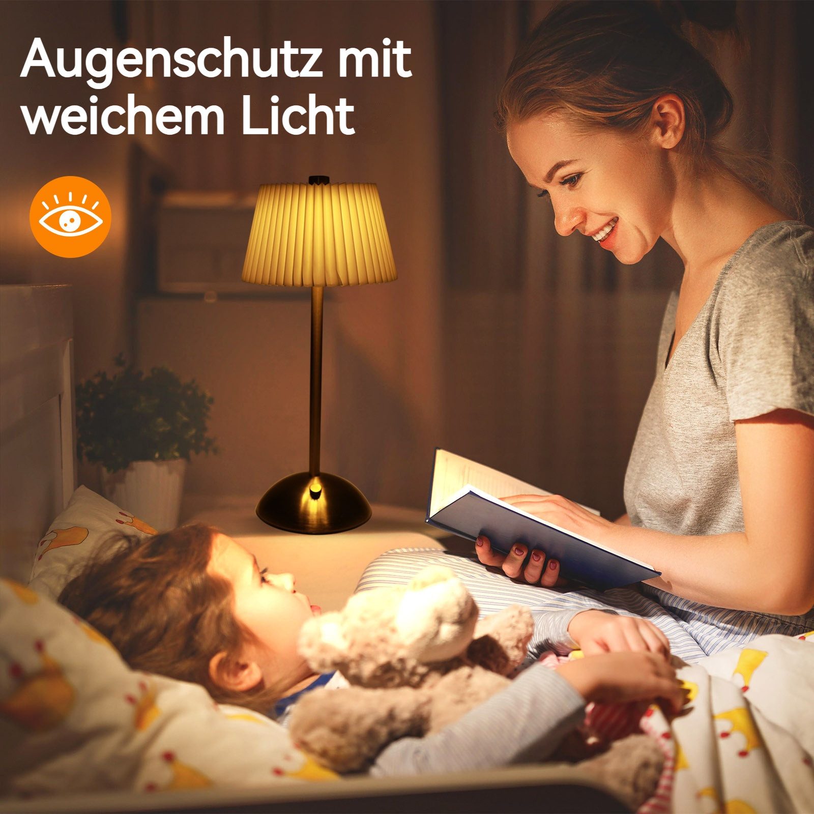 BlingBin LED Tischleuchte Kabellose LED-Schreibtischlampe, 3 günstig online kaufen