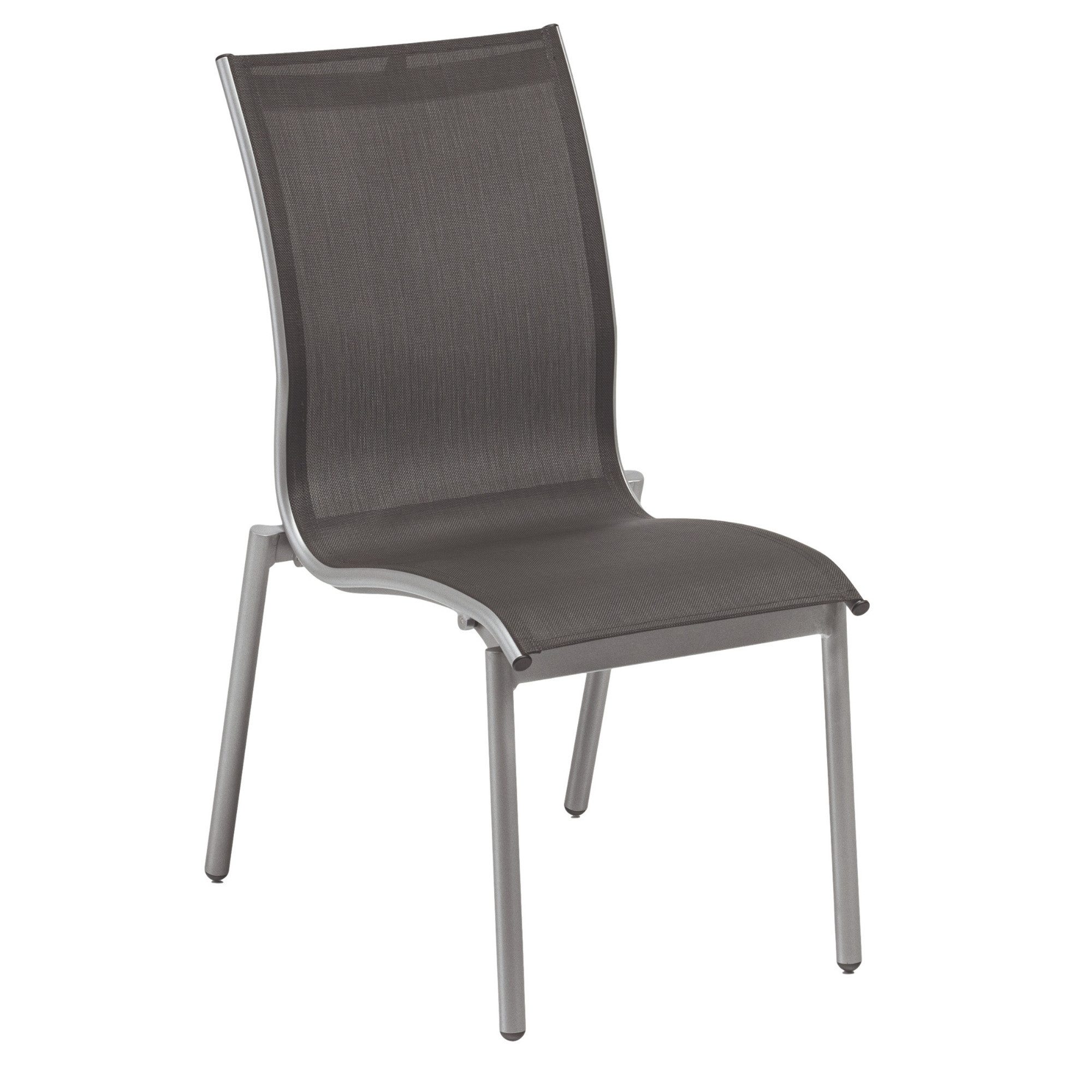 KETTLER Kettler Alu Stapelsessel Stapelstuhl Tampa silber/ Charcoal 01440-9400