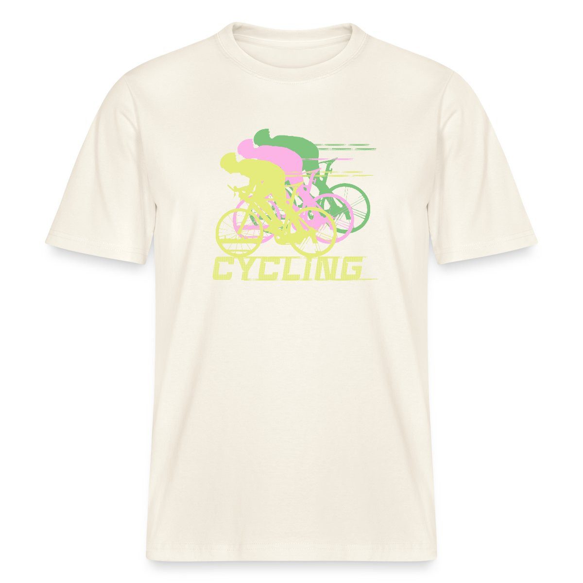 T-Shirt Fahrrad Sport Neon Cycling Retro Relaxed Fit Unisex T-Shirt