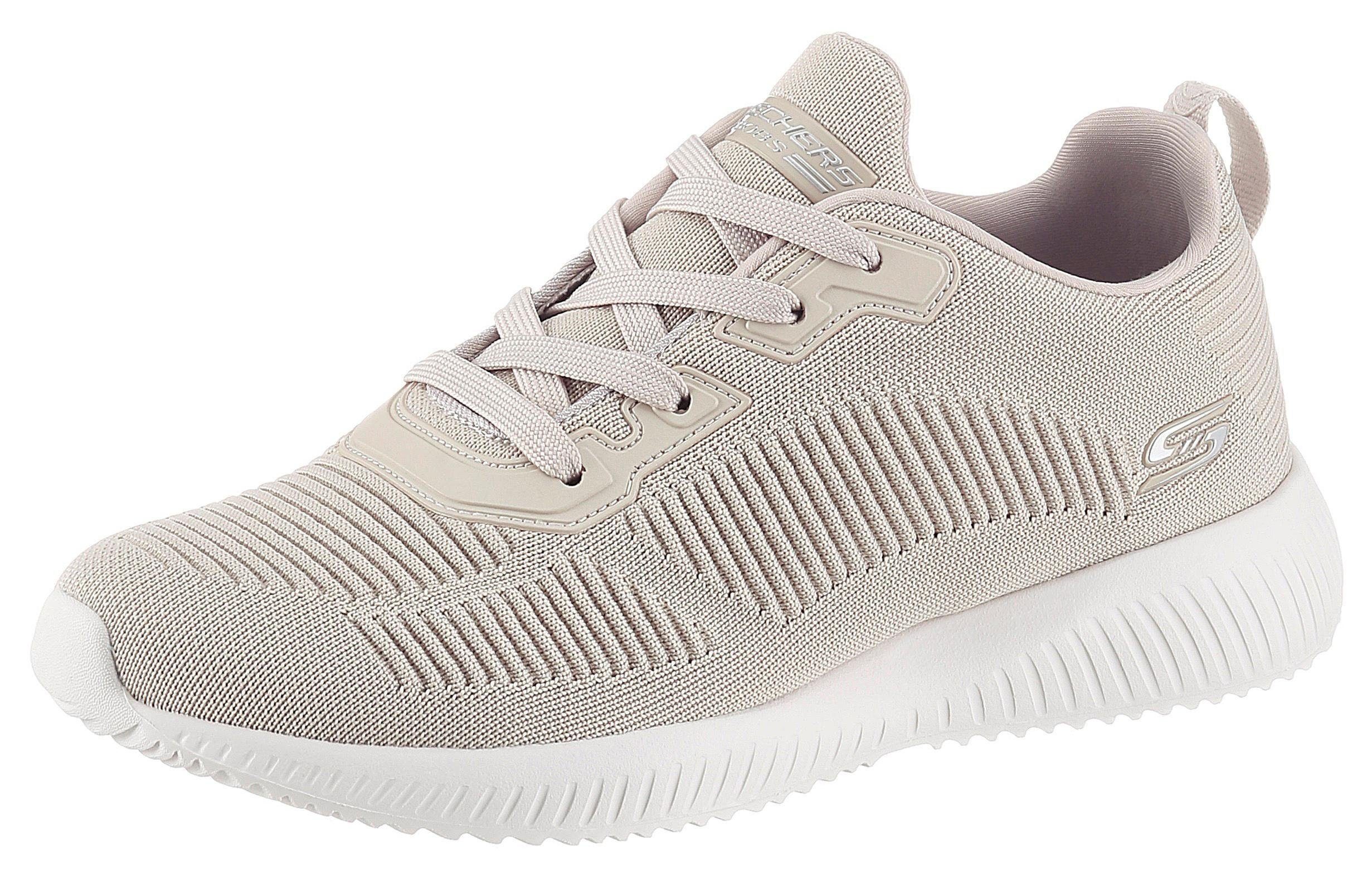 Skechers Bobs Squad - Tough Talk Sneaker mit Skech-Knit, Freizeitschuh, Halbschuh, Schnürschuh