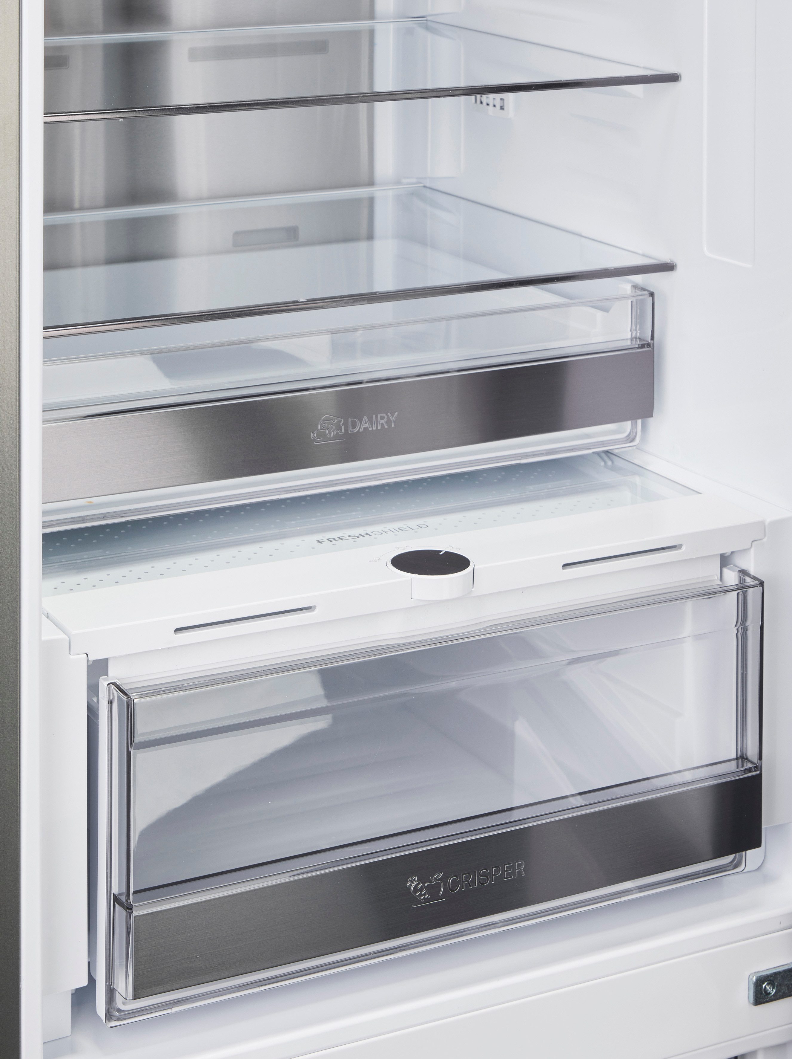 BAUKNECHT Kühl-/Gefrierkombination KGDNF 20CD BL, 203,5 cm hoch, 59,5 cm breit, Viel Platz für den Wocheneinkauf und frische Lebensmittel – Bild 5 von 5