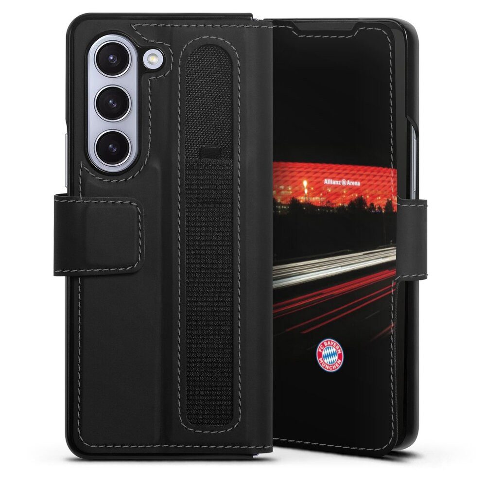 DeinDesign Handyhülle FC Bayern München FCB Stadion FC Bayern München Allianz Arena, Samsung Galaxy Z Fold 5 Hülle Handy Flip Case Wallet Cover