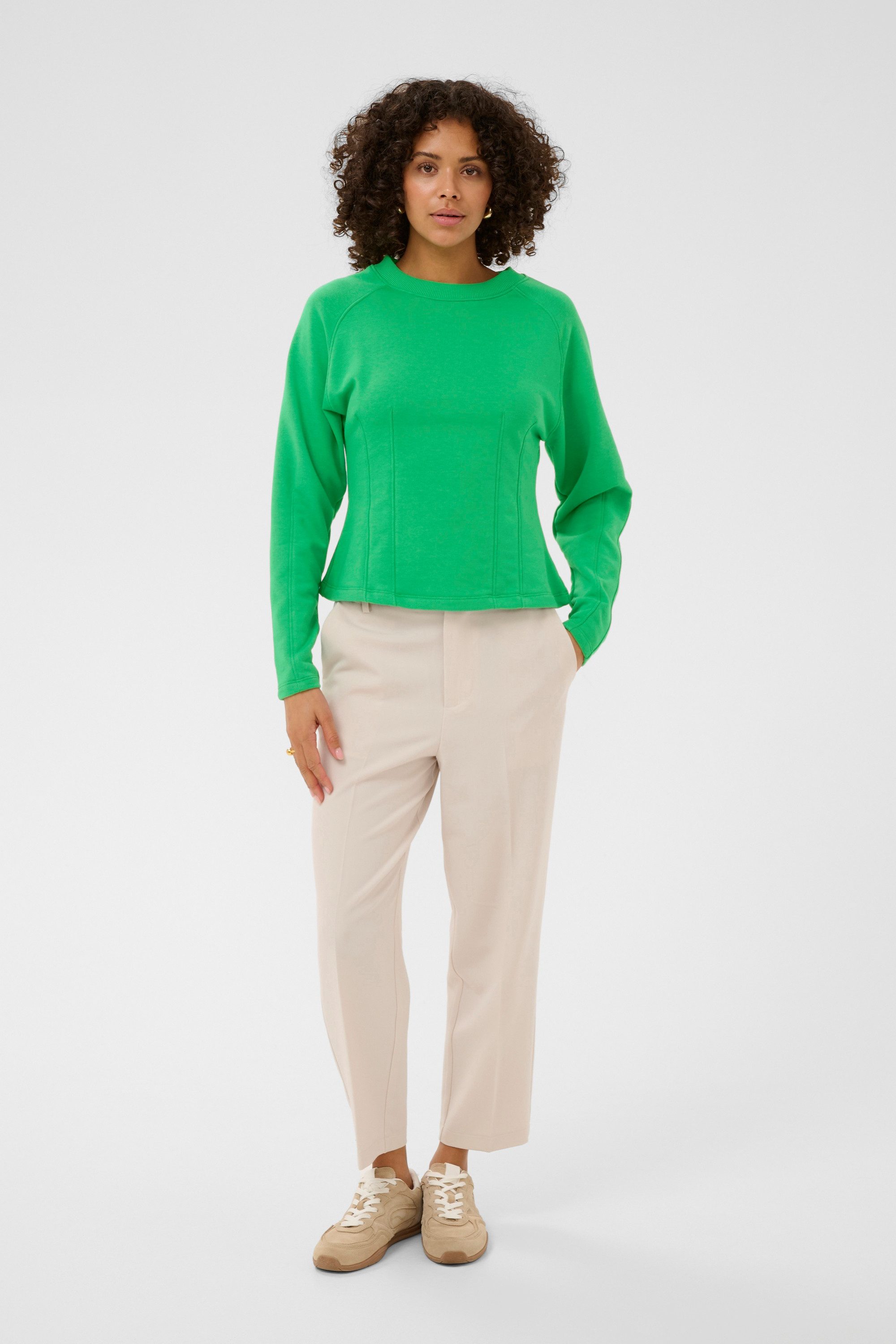 KAFFE Fleecepullover Sweatshirt KAkatja