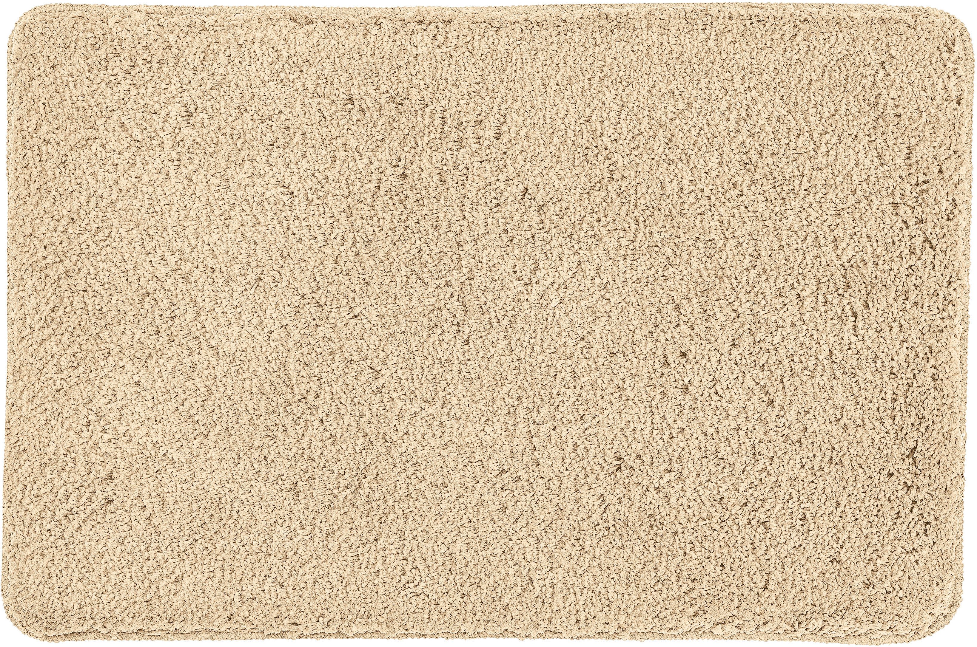 Kleine Wolke Badematte »Scott«, Badvorleger, Badezimmer Teppich, Höhe 12 mm, rutschhemmend beschichtet, fußbodenheizungsgeeignet, Polyester, rechteckig, Badteppich, Uni Farben, weich & kuschelig