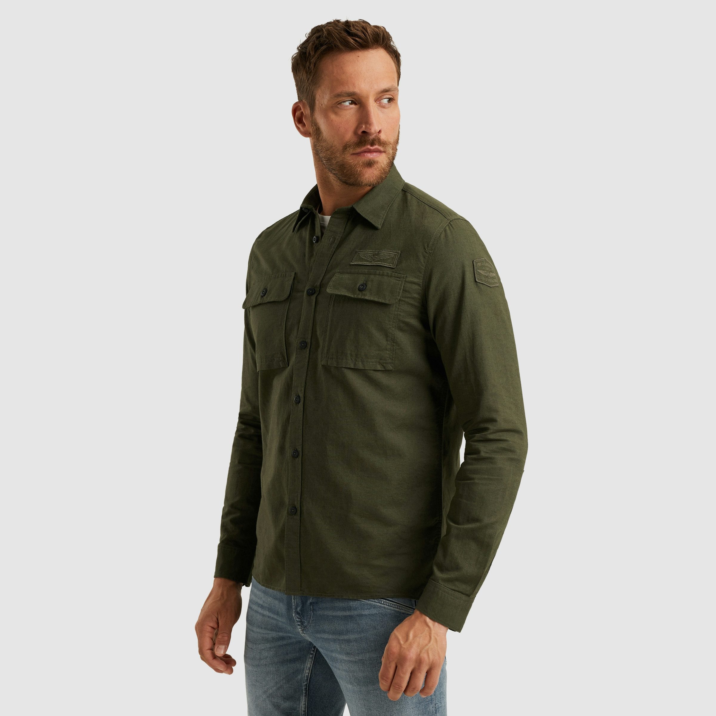 PME LEGEND Langarmhemd Long Sleeve Shirt günstig online kaufen