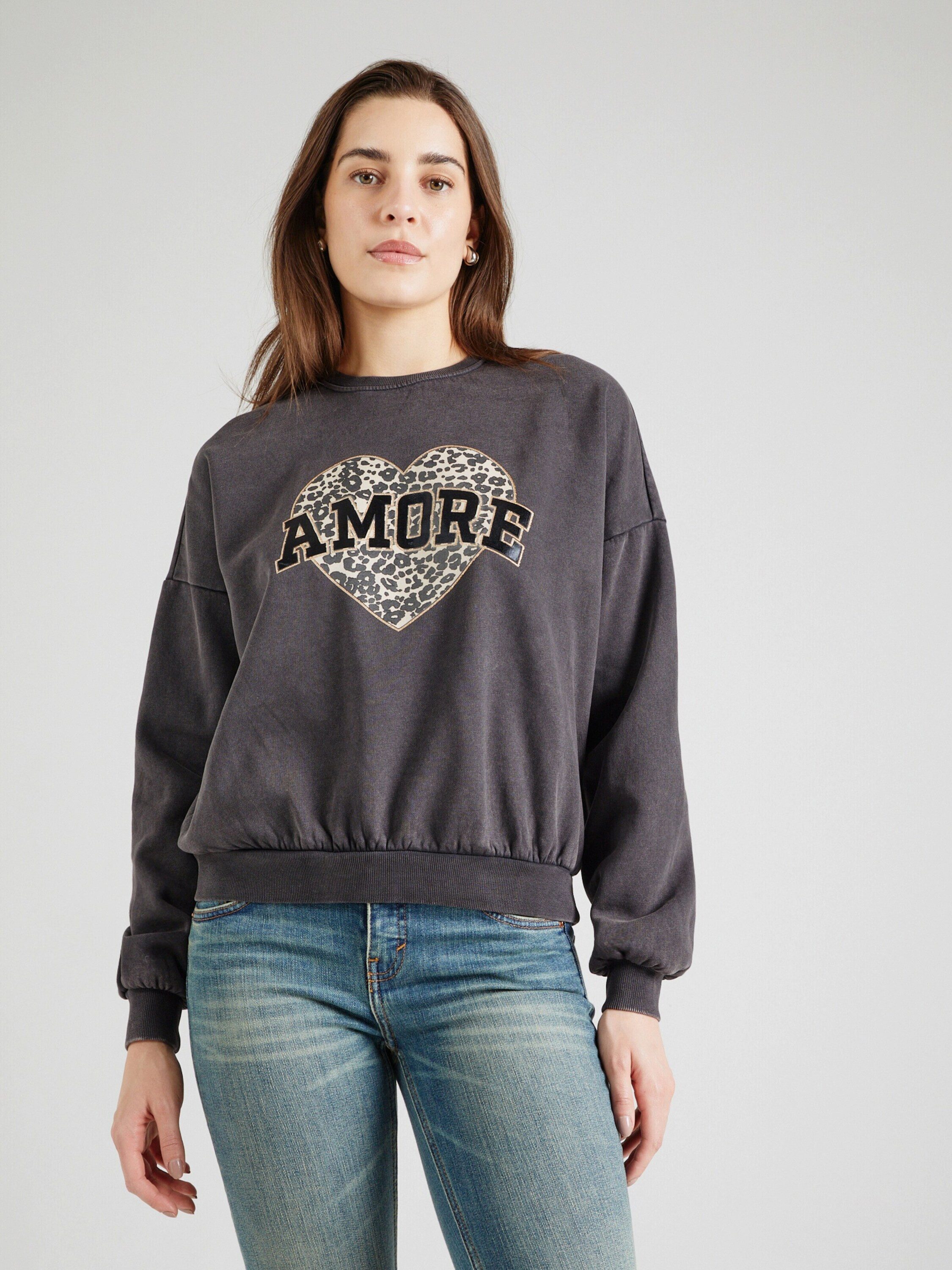 ONLY Sweatshirt "ONLLAUREN L/S LEO O-NECK CC SWT" günstig online kaufen