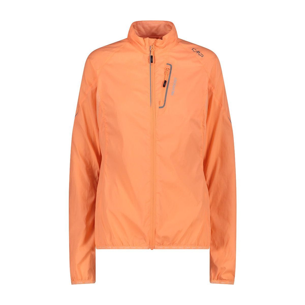 CMP Windbreaker Woman Jacket Leichte, wasserdichte Damen-Jacke mit reflektierenden Details und