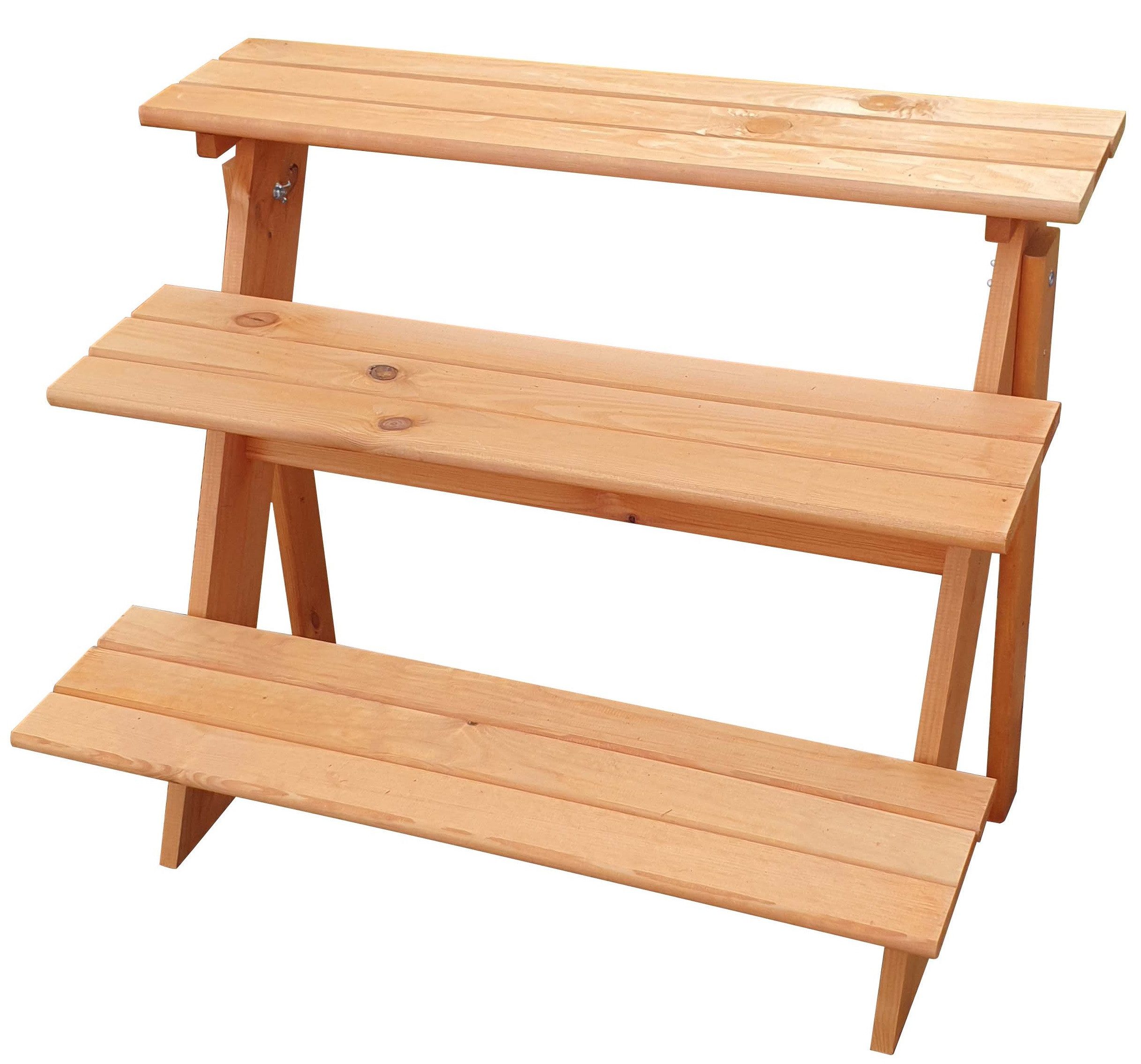 promadino Blumenständer Blummentreppe, BxTxH: 78x55x62 cm günstig online kaufen