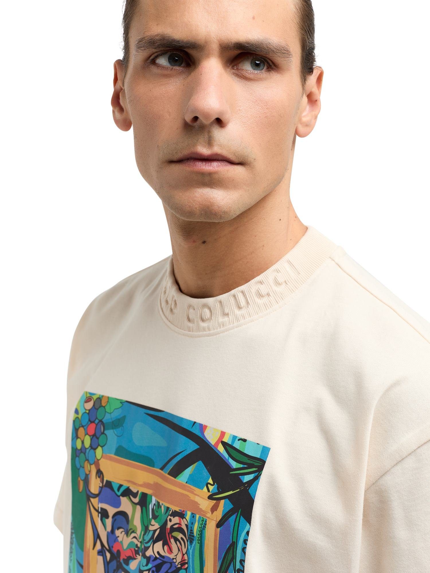 CARLO Tommaso De T-Shirt / Weiß Mehrfarbig COLUCCI