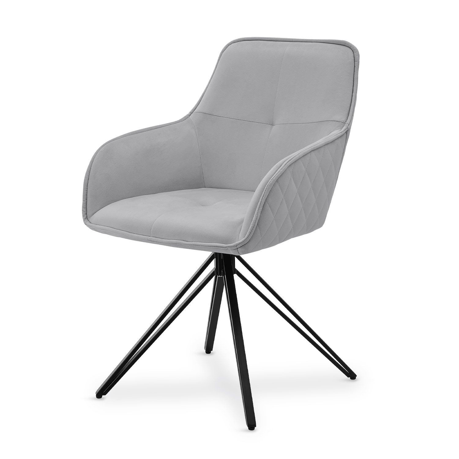 Juskys Esszimmerstuhl Clyde, modern, Stoff Bezug, günstig online kaufen