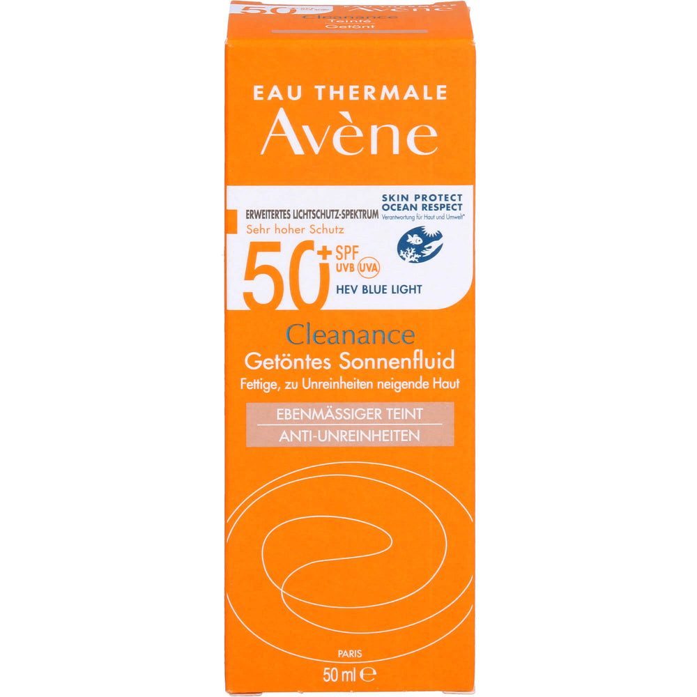 Sonnenschutzfluid Cleanance Getöntes Sonnenfluid SPF 50+