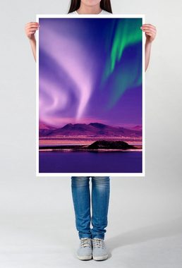 Sinus Art Poster Landschaftsfotografie 60x90cm Poster Magische Nordlichter