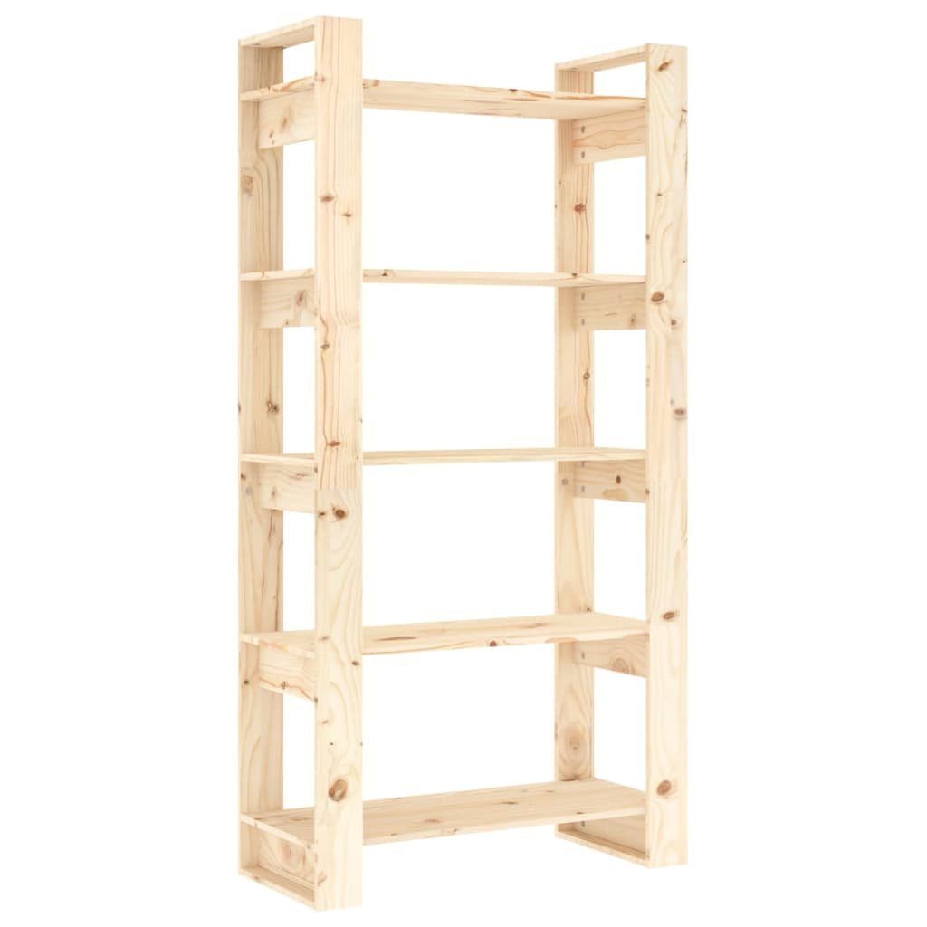 furnicato Bücherregal Bücherregal/Raumteiler 80x35x160 cm Massivholz, günstig online kaufen