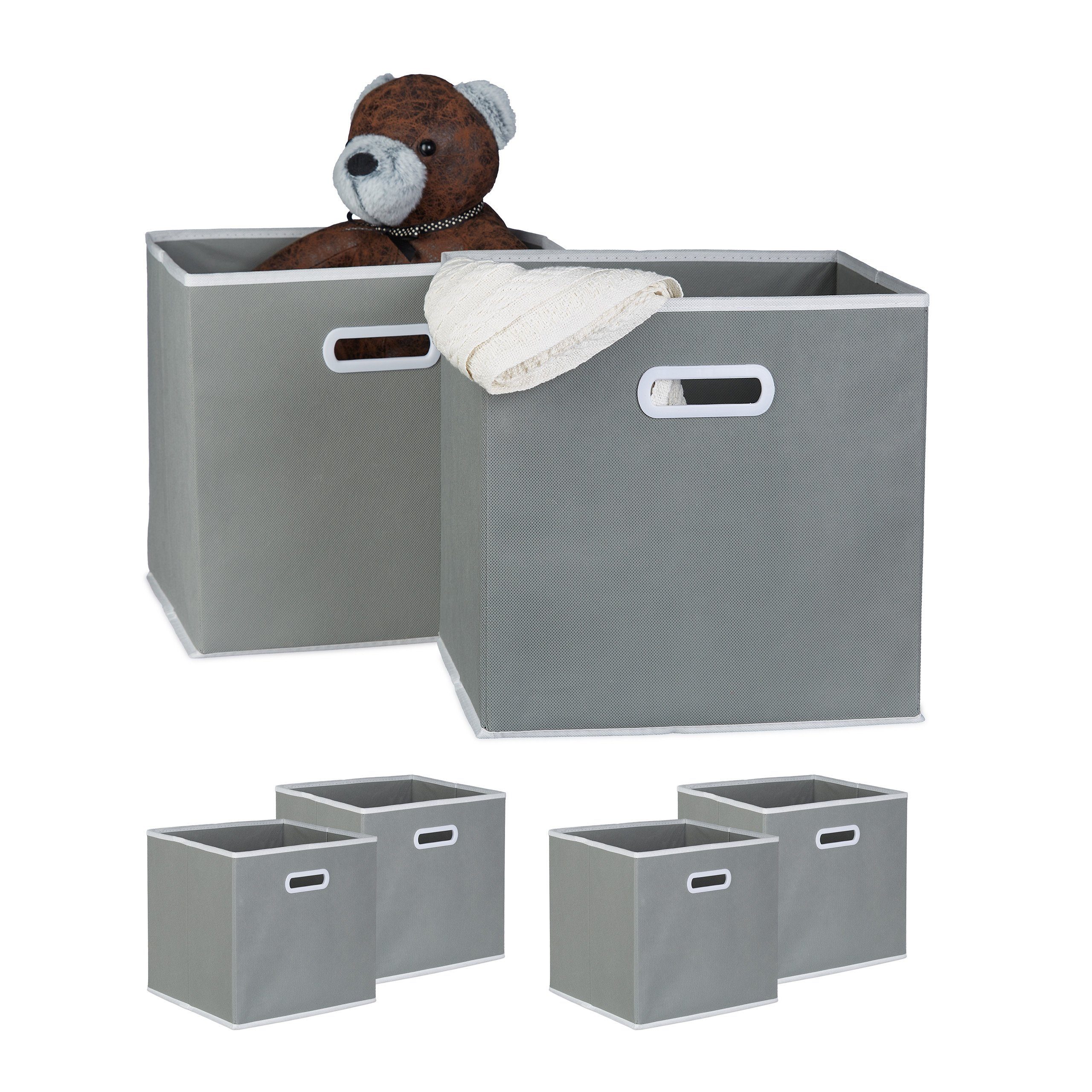 Sorarto 4-teiliges Set Quadratische Geschenkboxen Mit Deckel – Gold-Marmor-Design, Stapelbar