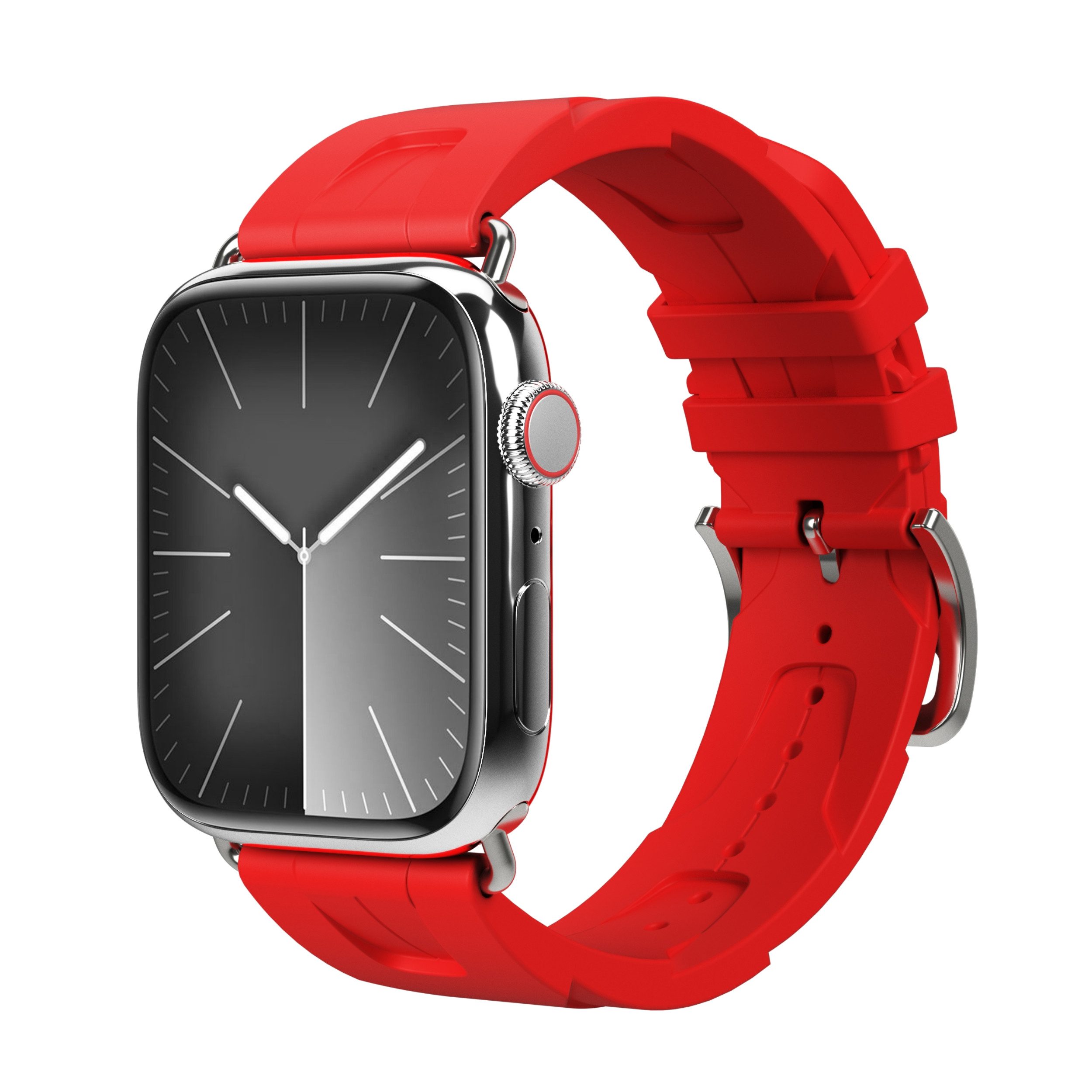 VONMÄHLEN Smartwatch-Armband A. R. Exclusive Band, exclusives Design, wasserabweisendes und recyceltes Silikon