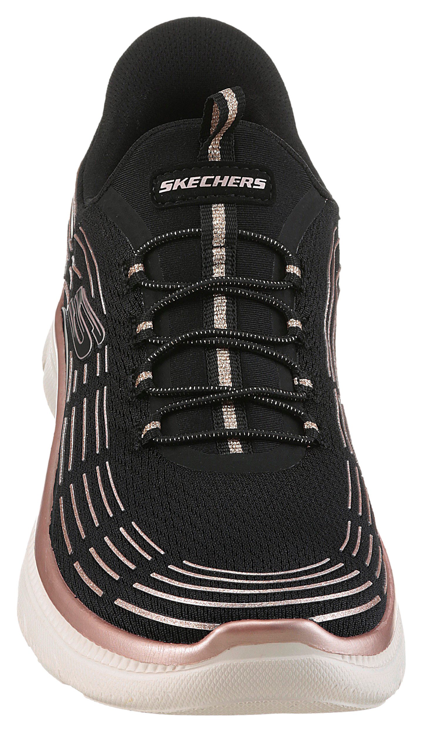 Skechers SUMMITS PLUS-SOFT LUSTER Slip-On Sneaker Freizeitschuh, Schlupfschuh in veganer Verarbeitung