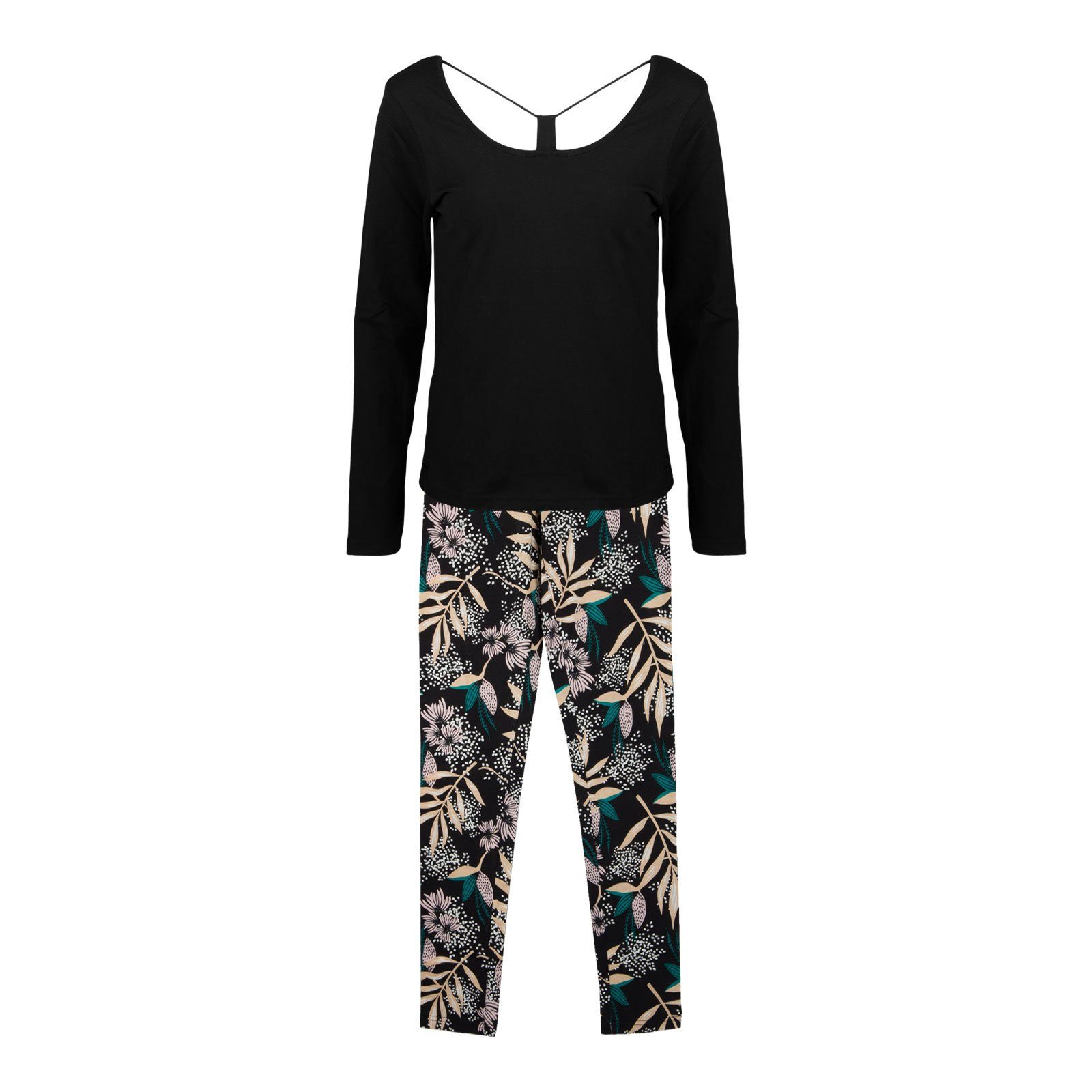 Daniel Hechter Pyjama Loungeset 2 tlg mit Ausschnitt Details