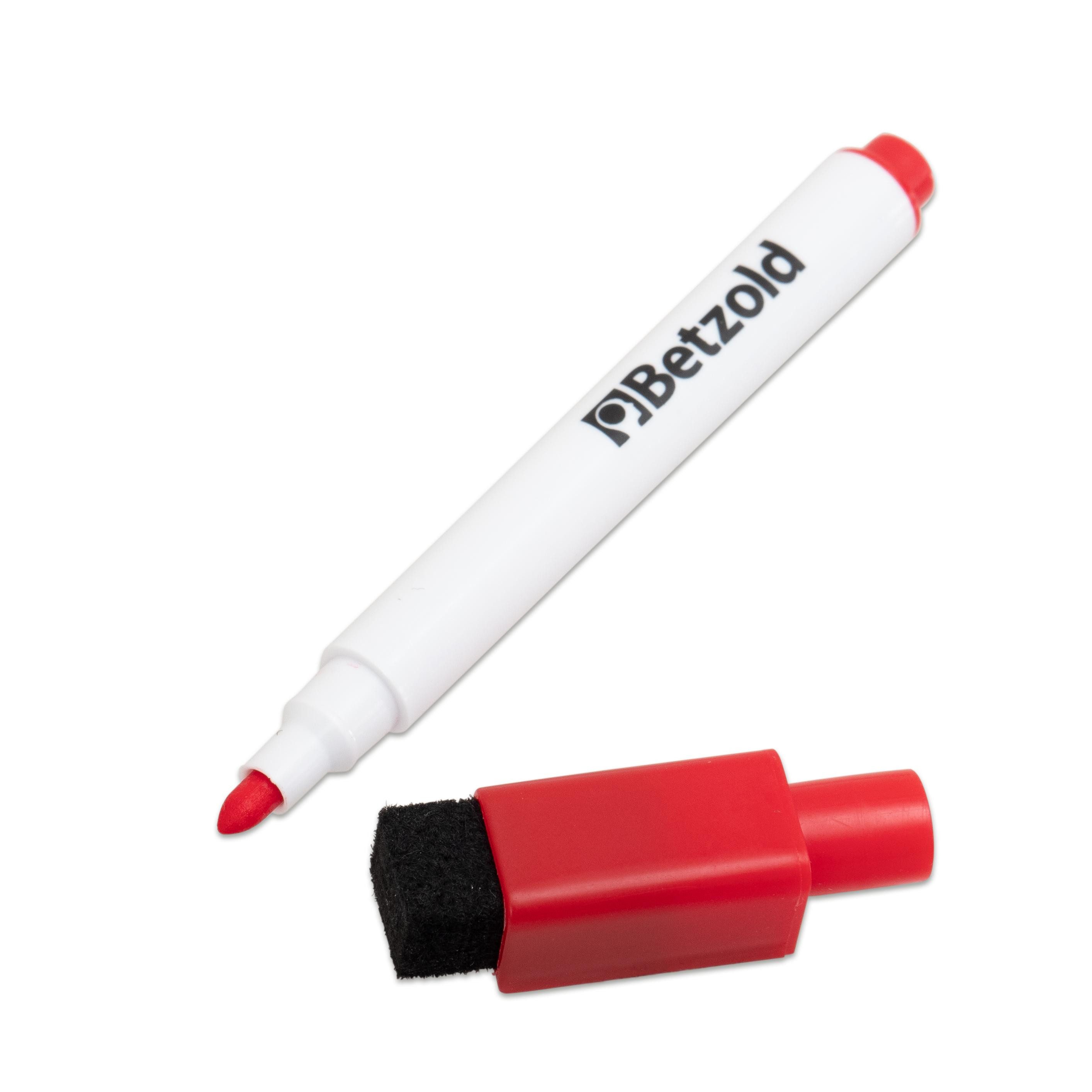 Betzold Folienstift Folienstifte-Set mit Löschfilz und Magnet, 4 Stück in 4 Farben