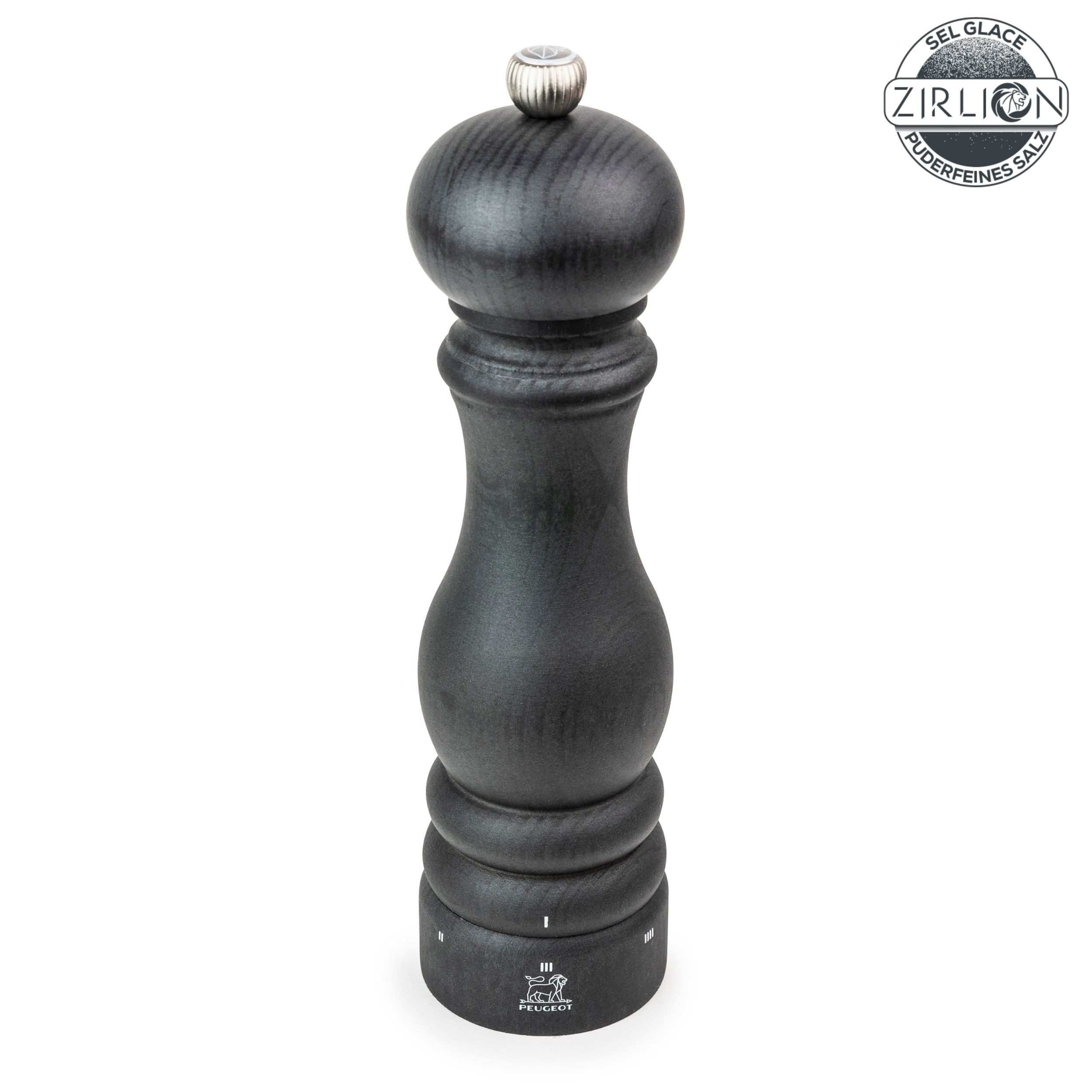 PEUGEOT Salzmühle PARIS 22cm Graphite Buchenholz uSelect Zirkonia-Mahlwerk Manuell