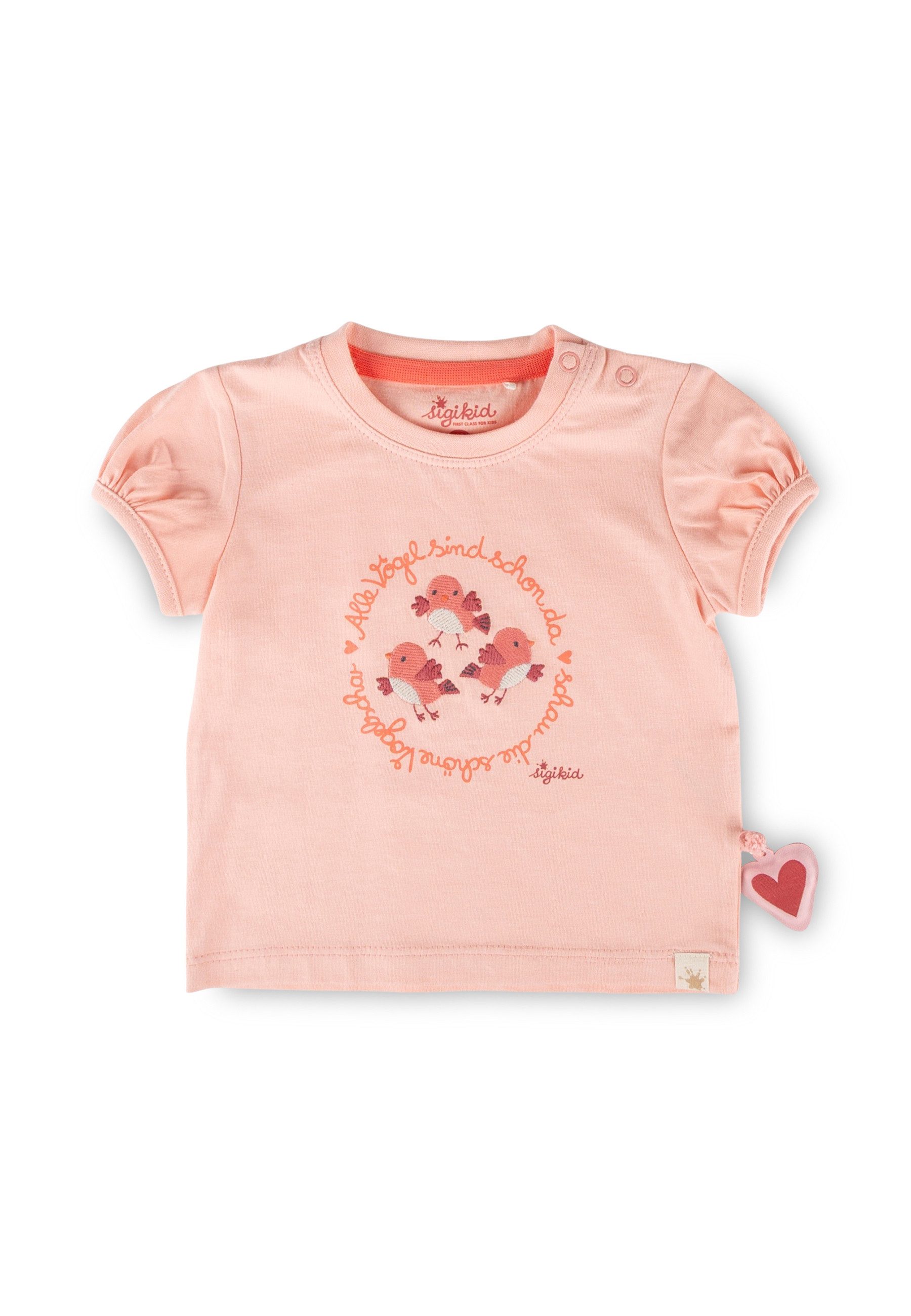 Sigikid T-Shirt Pink Birds für Babys Mädchen (1-tlg)