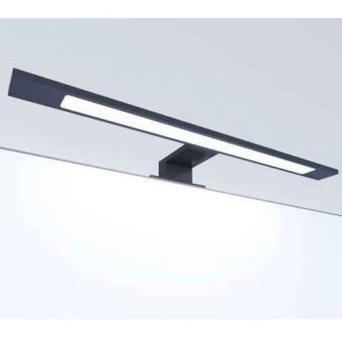 kalb Spiegelleuchte LED Badleuchte schwarz 450mm Spiegellampe Aufbauleuchte, neutralweiß