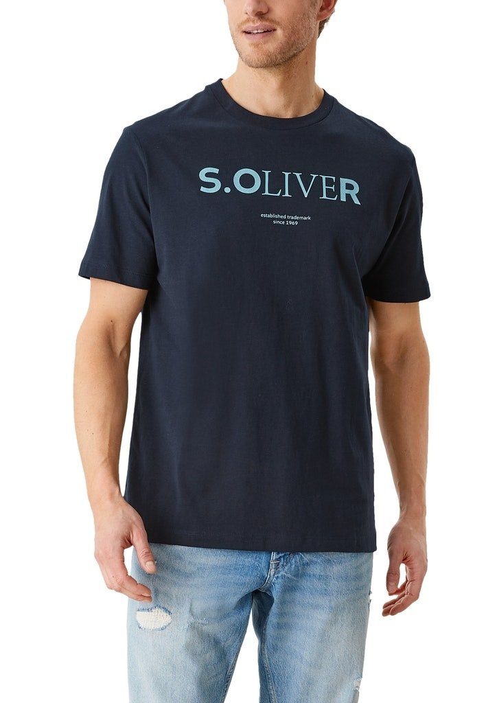 Kurzarmshirt s.Oliver T-Shirt kurzarm