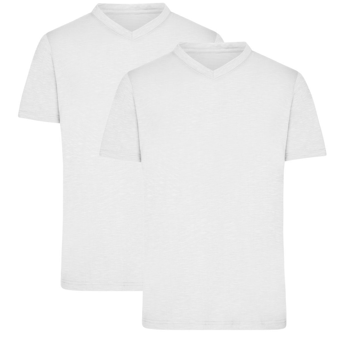 James & Nicholson T-Shirt Doppelpack Herren Funktions T-Shirt für Freizeit und Sport JN750 (Doppelpack, 2 Stück) Atmungsaktiv, feuchtigkeitsregulierend und schnelltrocknend