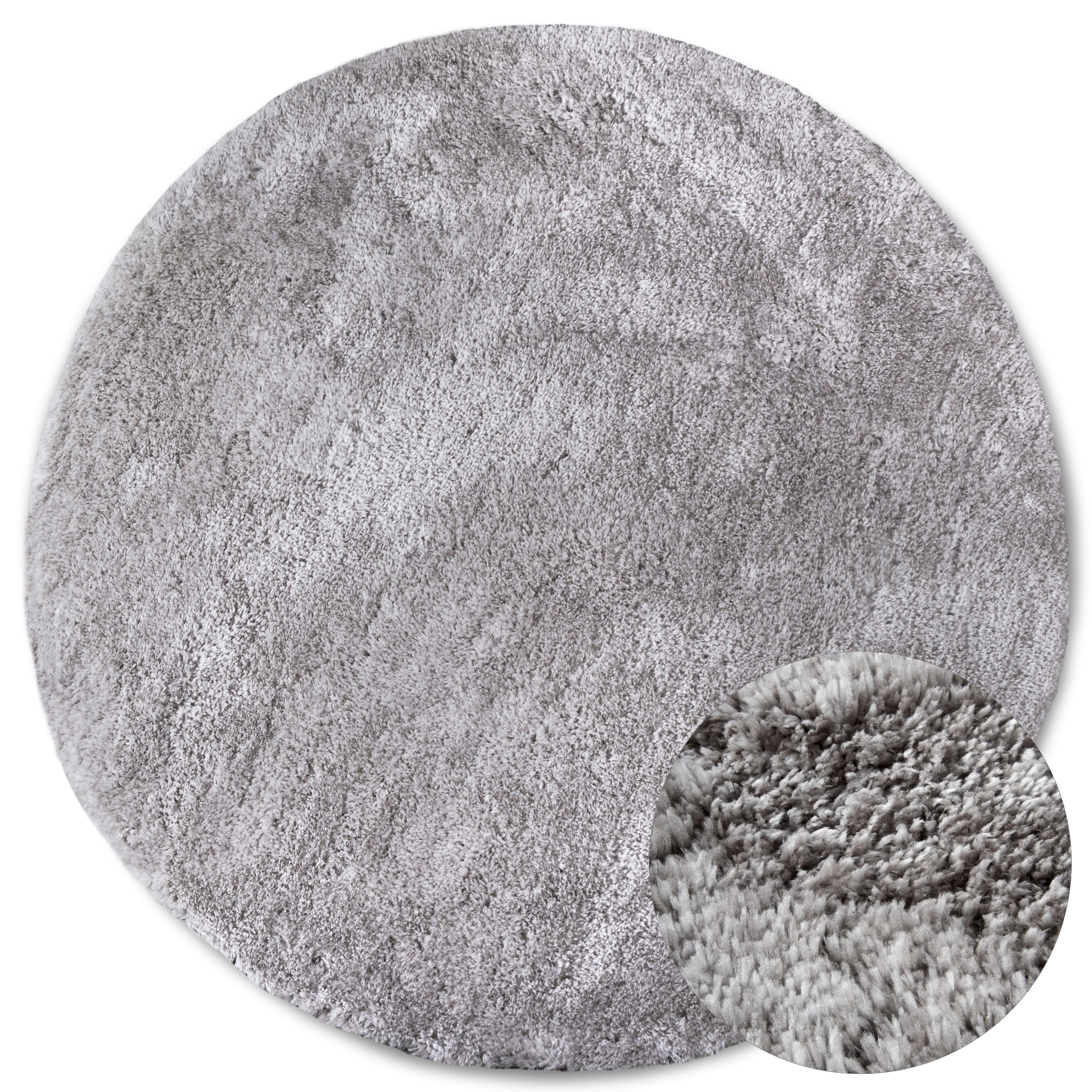 HANSE Home Hochflor-Teppich "Olaf" rund 38 mm Höhe Langflor, Shaggy, einfar günstig online kaufen
