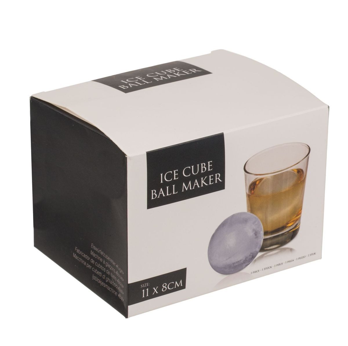 Out of the Blue Eiswürfelform Eiswürfelzubereiter Ice Cube Ball Maker, (2-tlg), für eine große, perfekte Eiskugel