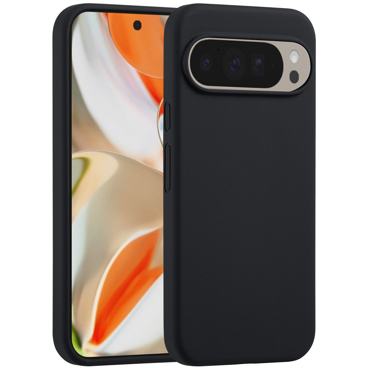 Accezz Backcover Accezz Liquid Silikoncase Google Pixel 10 Pro XL - Schwarz